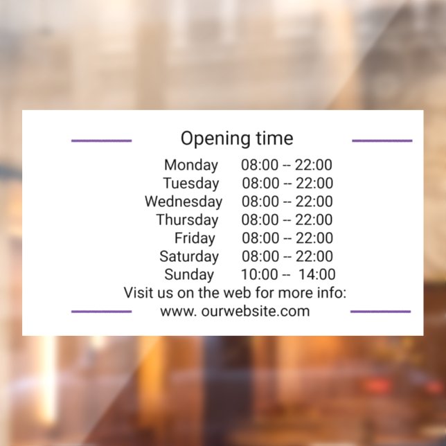 Window Cling (Sheet 2)