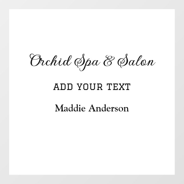 Window Cling (Sheet)