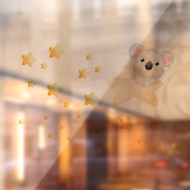 window cling adorable koala (Sheet 2)