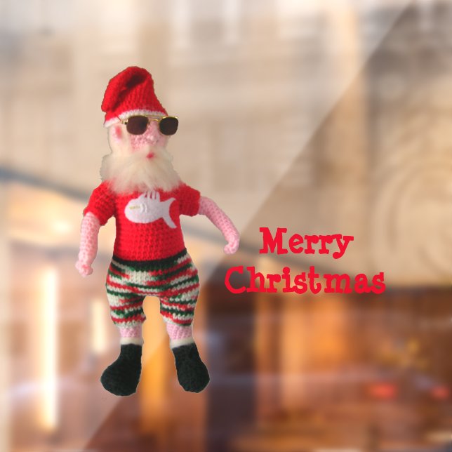 Window Cling - Beach Santa (Sheet 2)