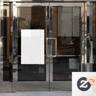 Window Cling, Size: 20.00" x 30.00", Style: Opaque Cling