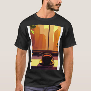 Window Coffee Sun 1 T-Shirt