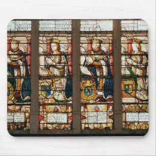 Window depicting Francois de Bourbon Mouse Mat