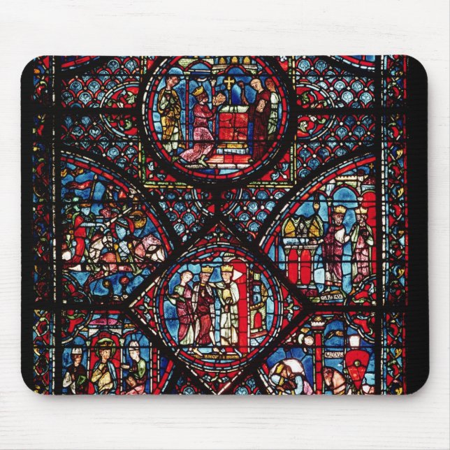 Window depicting scenes mouse mat (Front)