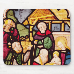 Window depicting the Adoration of the Magi Mouse Mat