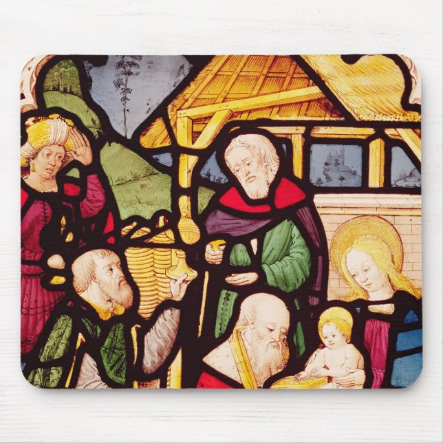 Window depicting the Adoration of the Magi Mouse Mat (Front)
