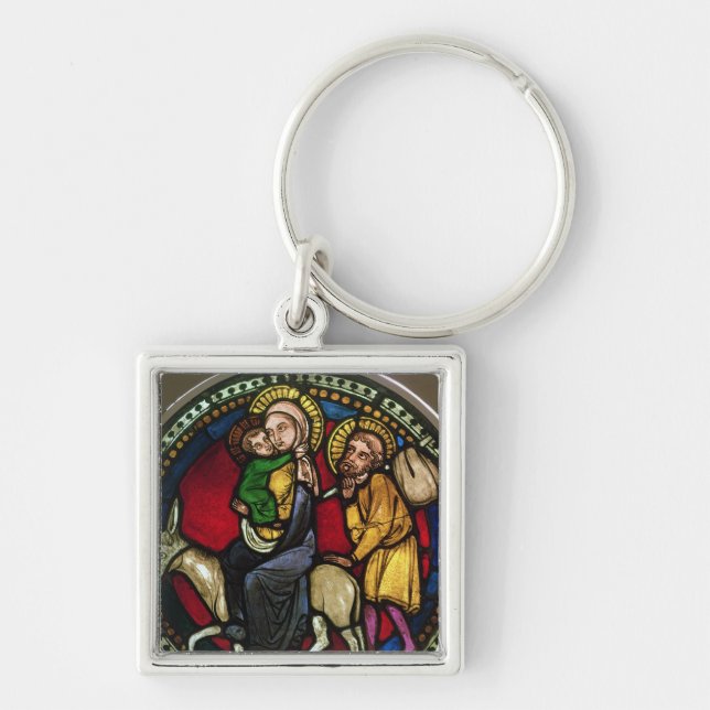Window Depicting the Flight into Egypt Key Ring (Front)