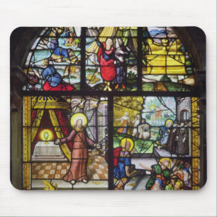 Window depicting the Gathering of the Manna Mouse Mat