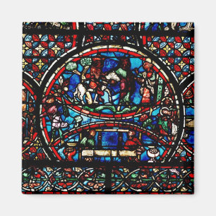 Window depicting the Good Samaritan Magnet