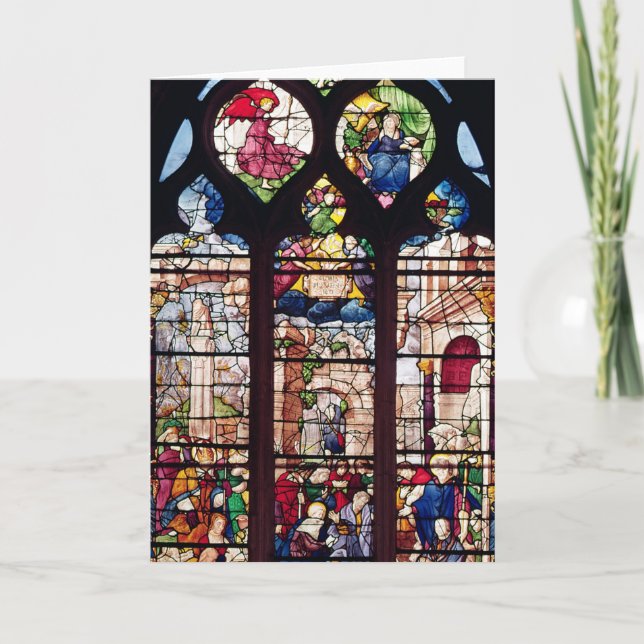 Window depicting the Nativity Holiday Card (Front)