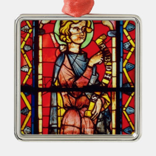 Window depicting the prophet Obadiah, c.1270-75 Metal Tree Decoration