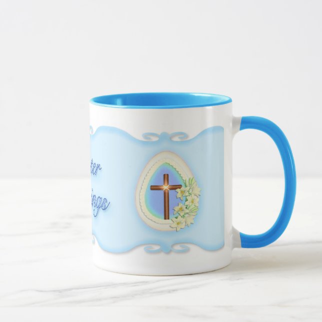 Window Egg and Cross Mug (Right)