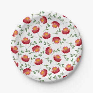 Window Flower Boxes Paper Plate