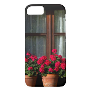 Window flower pots in village iPhone 8/7 case
