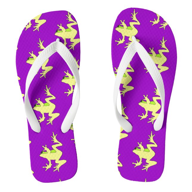 Window Frog slippers Flip Flops (Footbed)
