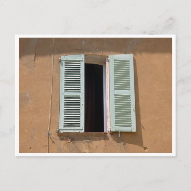 window half open postcard (Front)