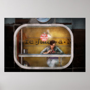 Window - Hoboken, NJ - Hale and Hearty Soups Poster