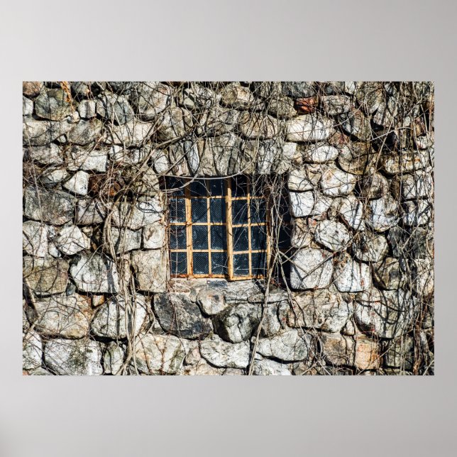 Window In A Wall Of Stone Poster (Front)