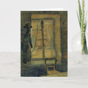 Window in Bataille Restaurant by Vincent van Gogh Card
