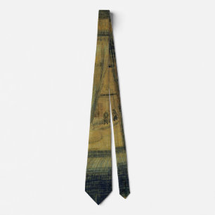 Window in Bataille Restaurant by Vincent van Gogh Tie