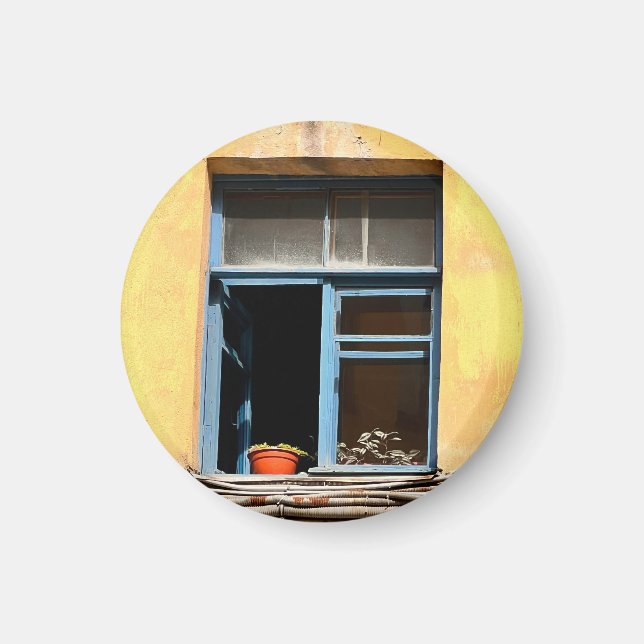 Window in Saint-Petersburg Magnet (Front)