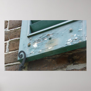Window Latch Charleston Poster
