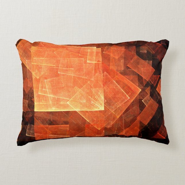 Window Light Abstract Art Accent Pillow (Front)
