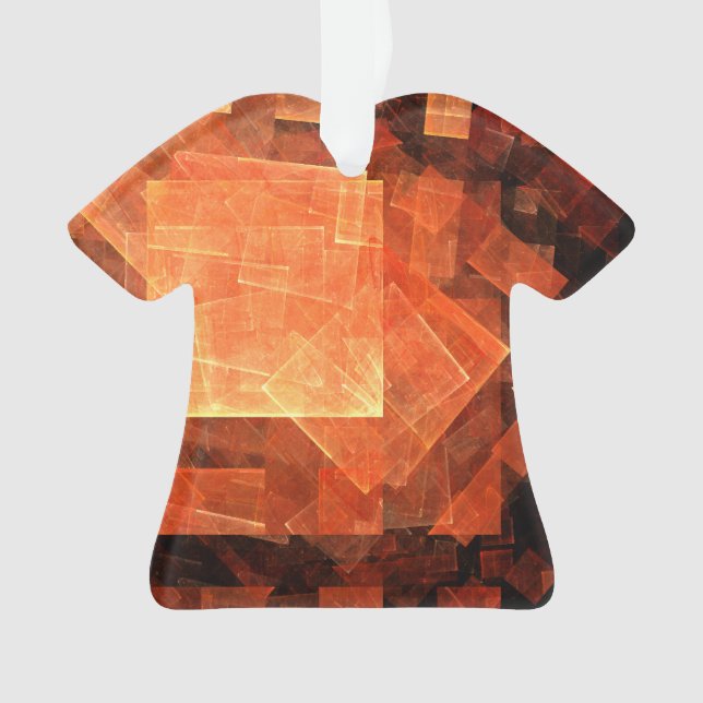 Window Light Abstract Art Acrylic Shirt Ornament (Front)