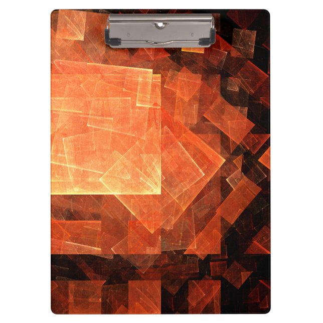 Window Light Abstract Art Clipboard (Front)