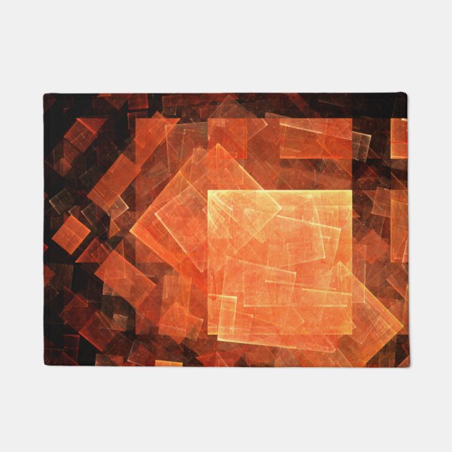 Window Light Abstract Art Doormat (Front)