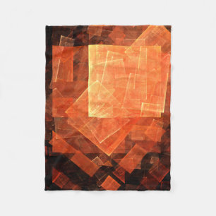 Window Light Abstract Art Fleece Blanket