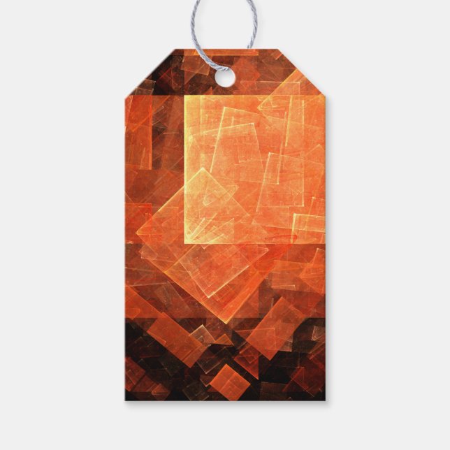 Window Light Abstract Art Gift Tags (Front)