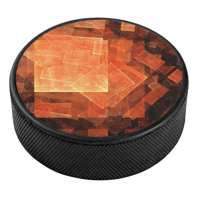 Window Light Abstract Art Hockey Puck (3/4)