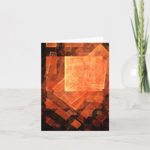 Window Light Abstract Art Note Card