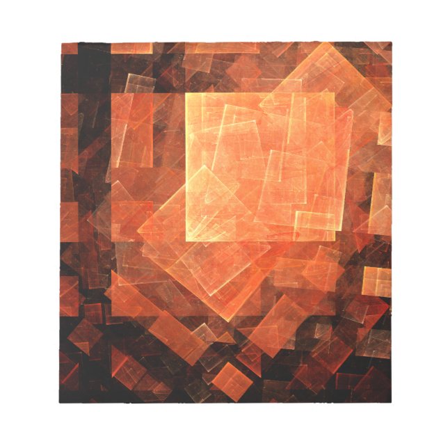 Window Light Abstract Art Notepad (Front)
