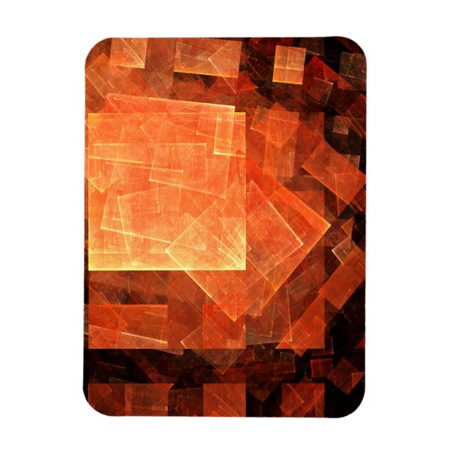 Window Light Abstract Art Premium Magnet (Vertical)