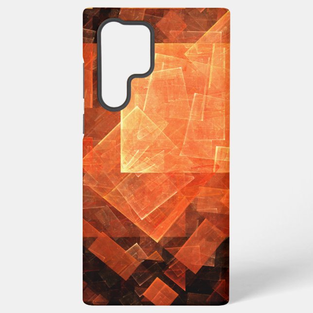 Window Light Abstract Art Samsung Galaxy S22 Ultra Case (Back)