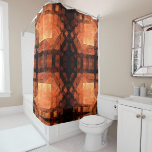 Window Light Abstract Art Shower Curtain