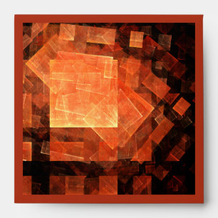 Window Light Abstract Art Square Envelope