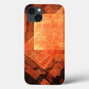Window Light Modern Geometric Squares Abstract Art iPhone 13 Case
