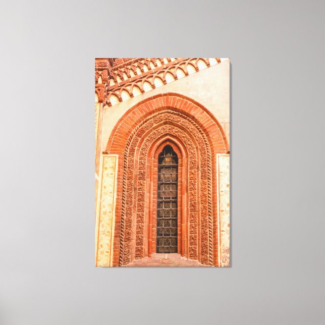 WINDOW OF GOTHIC STYLE   WRAPPED CANVAS (Front)