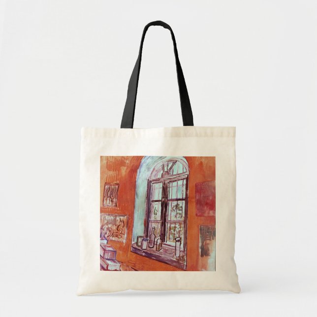 Window of Vincent van Gogh's Studio at the Asylum Tote Bag (Front)