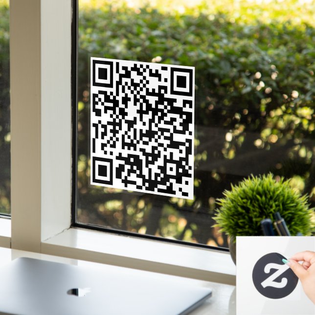 Window or Door Sticker Decals - Your QR Code (Office)