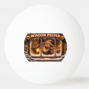 Window Peeper Icelandic Yule Lad Ping Pong Ball