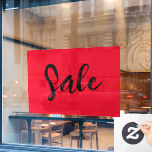 Window Sale Sign, Boutique Sale Sign, Modern Cling