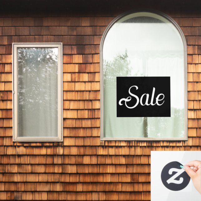 Window Sale Sign, Boutique Sale Sign, Modern  Cling (Home Window)