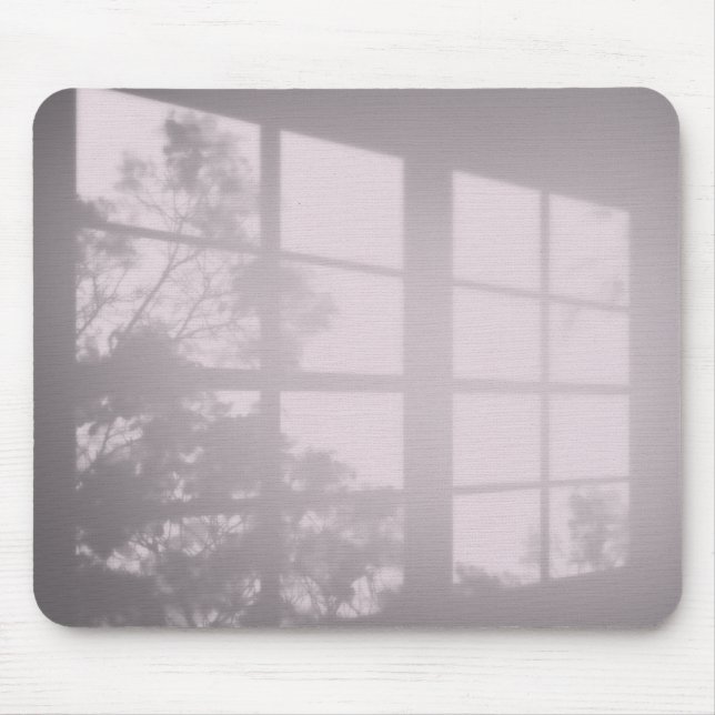 Window Shadow On Pink Mouse Mat (Front)