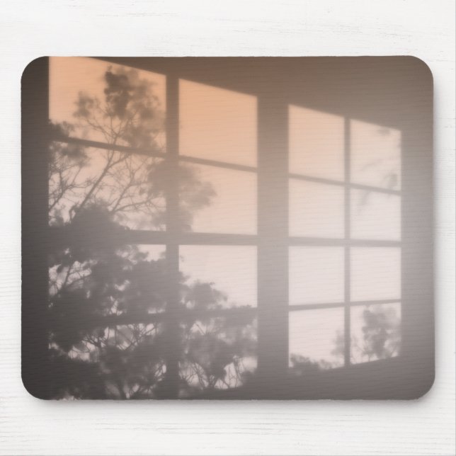 Window Shadow With Foliage Mouse Mat (Front)