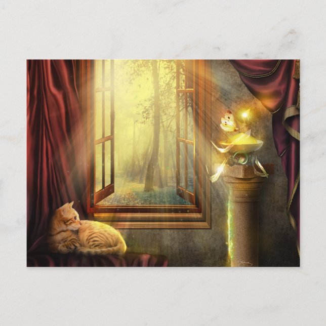 Window Shopping Postcard (Front)