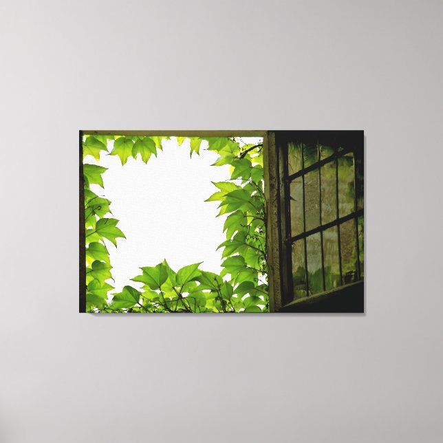 Window Stretched Canvas Print (Front)
